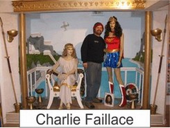 Charlie Faillace in the Marston Family Wonder Woman Museum